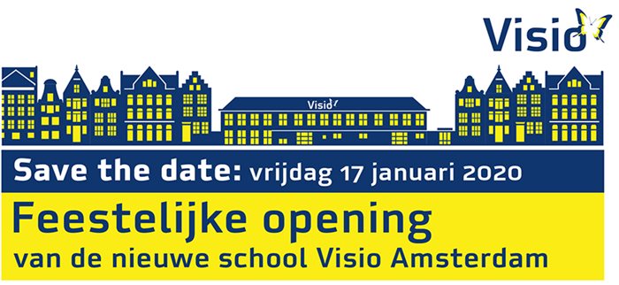 Save the date voor onderwijs Amsterdam