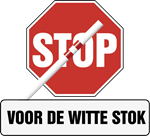 Logo Stop voor de Witte Stok
