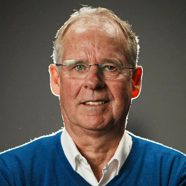 Portret van Jan, die als toeschouwer het slachtoffer werd van een vuurwerkincident Portret van Jan, die als toeschouwer het slachtoffer werd van een vuurwerkincident