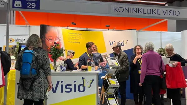 Stand van Visio op de Nationale Oogbeurs 2024 Stand van Visio op de Nationale Oogbeurs 2024