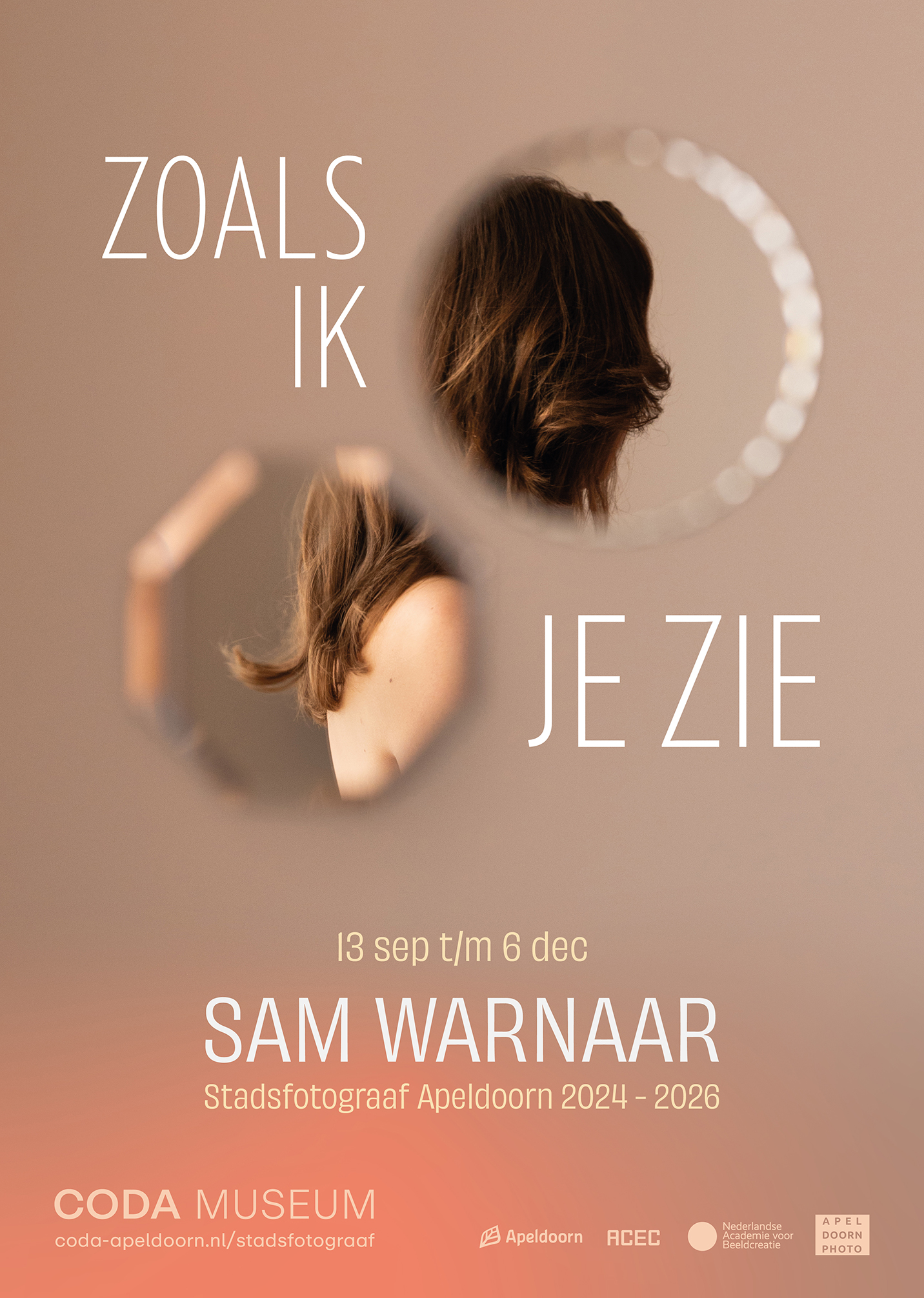 Promotieposter voor de tentoonstelling "Zoals ik je zie"