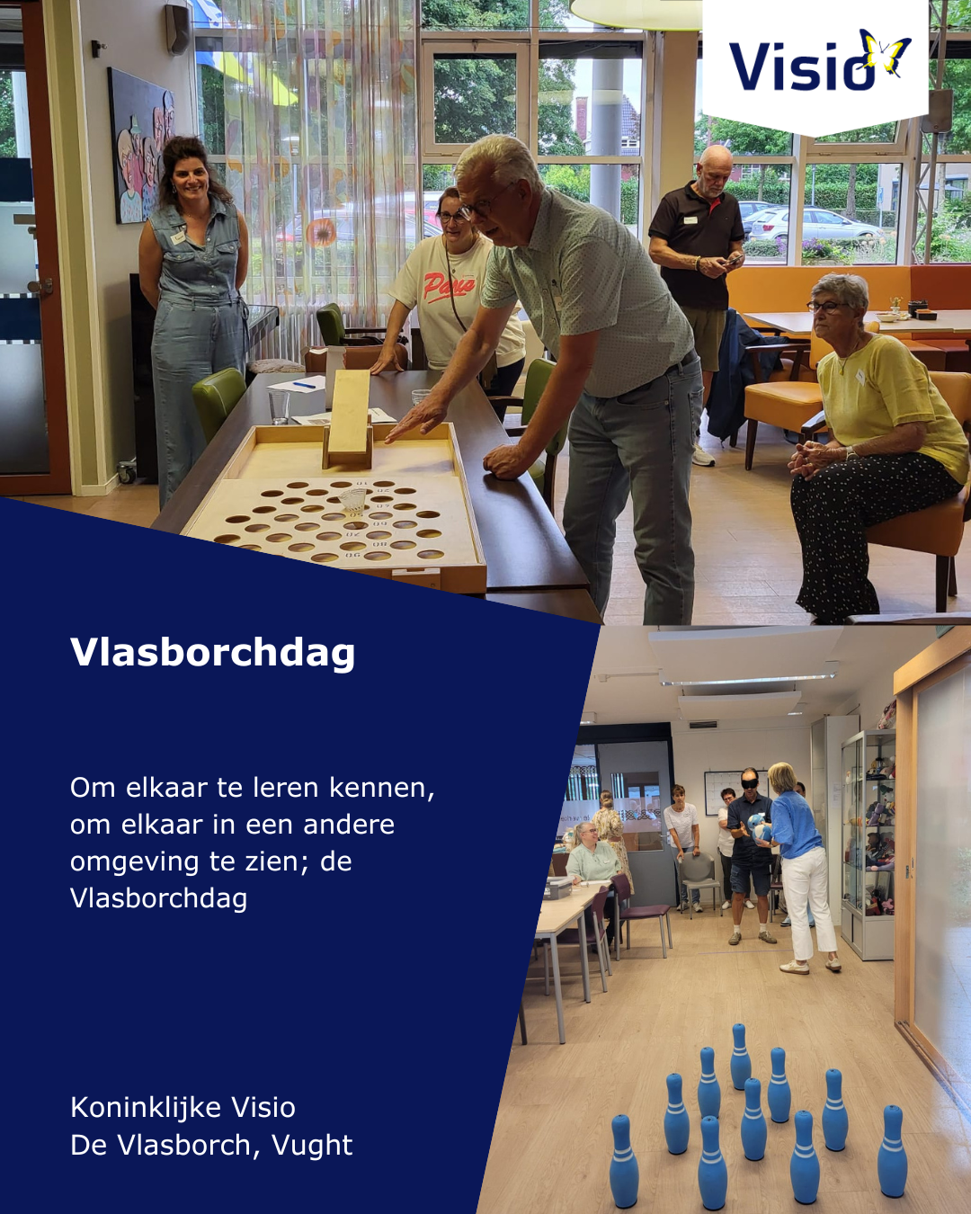 Oud-hollandse spellen spelen tijdens de Vlasborchdag