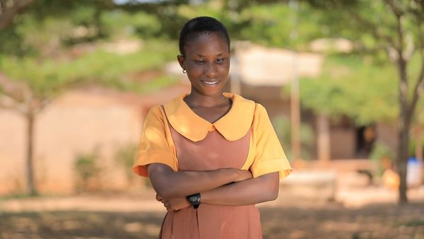 Woman in Ghana with armes crossed Woman in Ghana with armes crossed