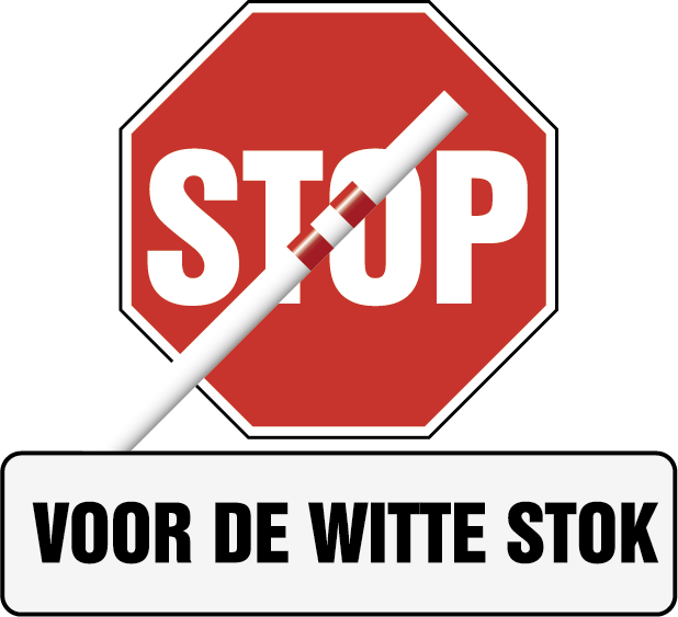 Stop voor de witte stok! Stop voor de witte stok!