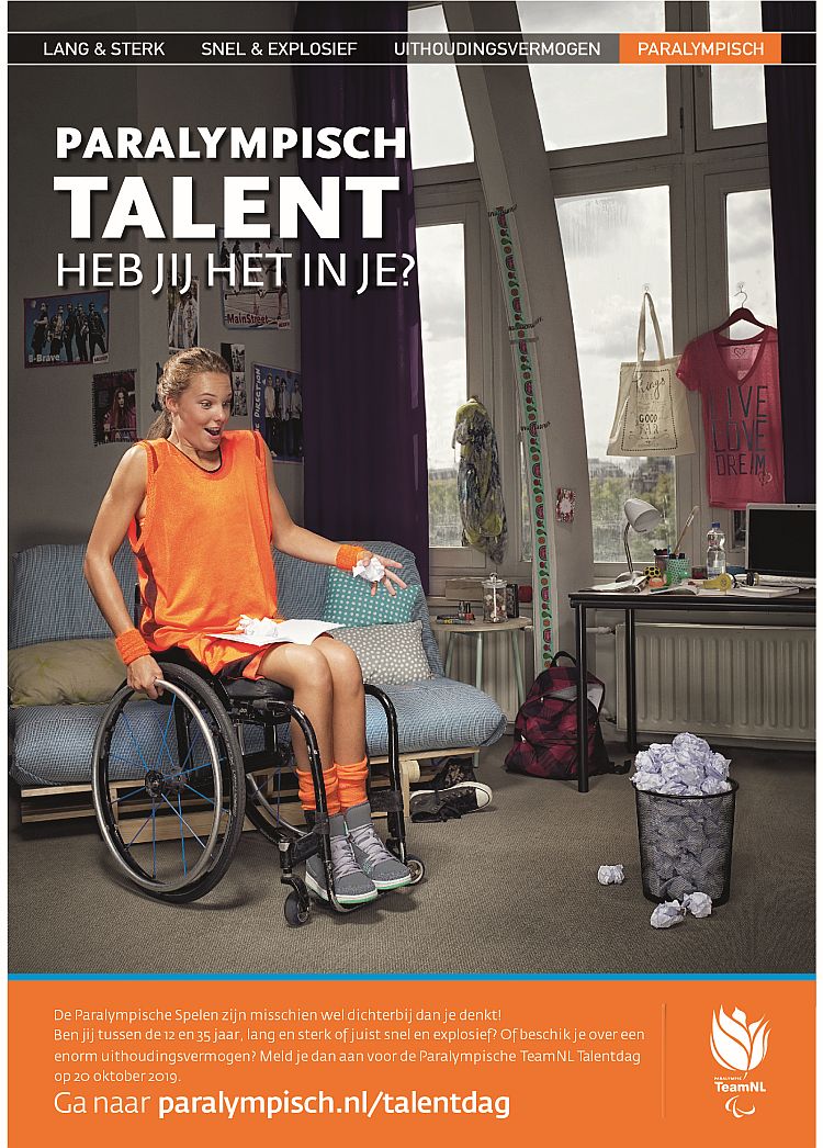 NOC NSF poster Paralympisch NOC NSF poster Paralympisch