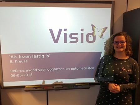 presentatie van E. Kreuze refereerbijeenkomst oogartsen en optometristen