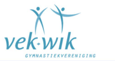 Twee bewegende figuren in logo Vek-Wik