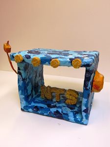 Foto van kunstwerk Het Journaal van Jettie. Foto van kunstwerk Het Journaal van Jettie.