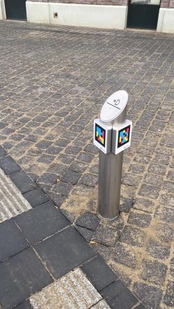 De navilens op busstation Roermond