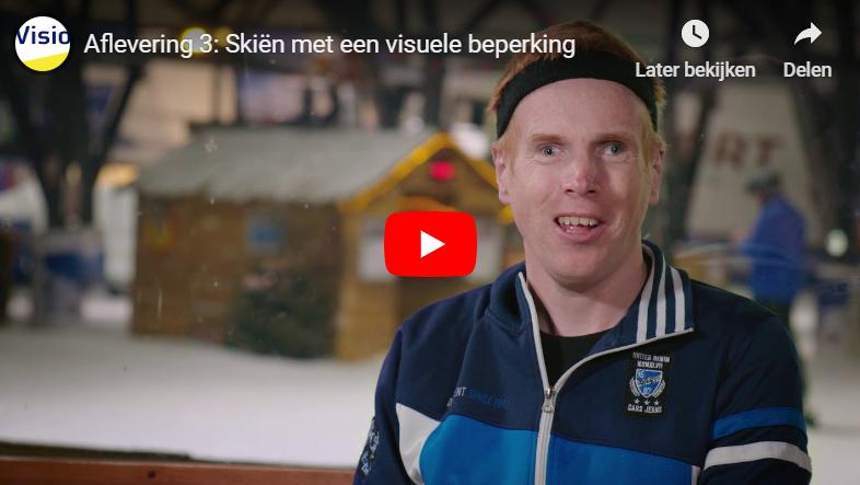 Thiery in de video over skiën